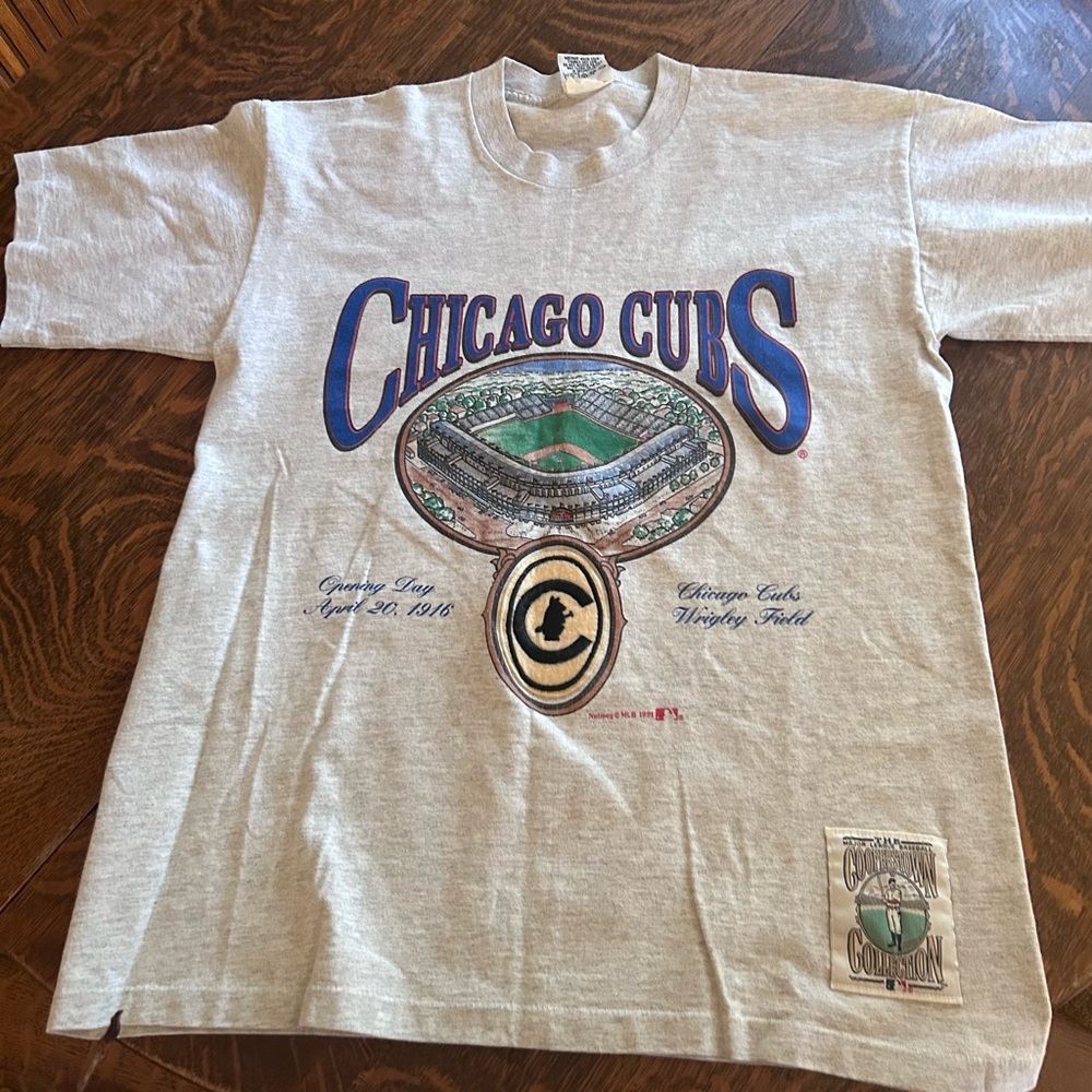Vintage Chicago Cubs 1991 Single Stitch Adult Shirt large